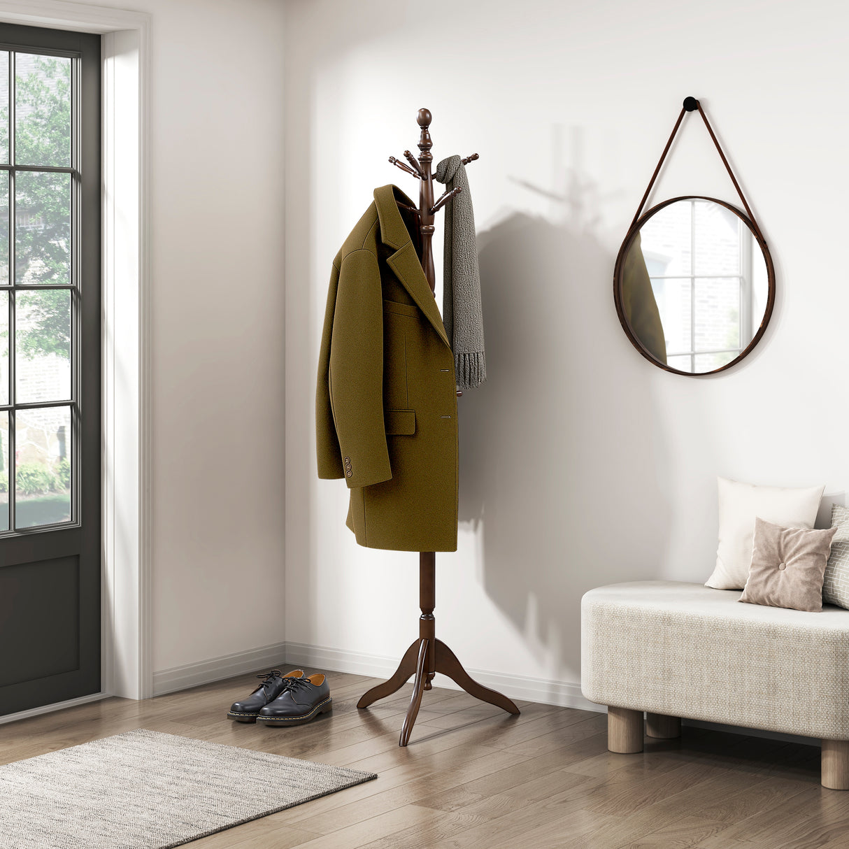 4638DBR Coat Rack from Homelegance - Luna Furniture