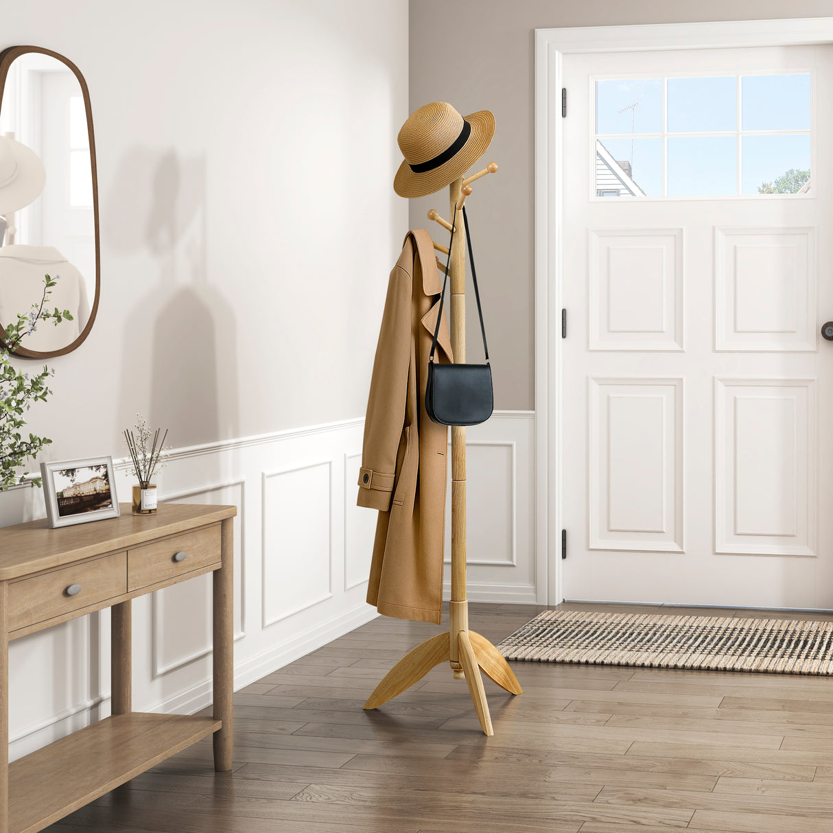 4640DBR Coat Rack from Homelegance - Luna Furniture
