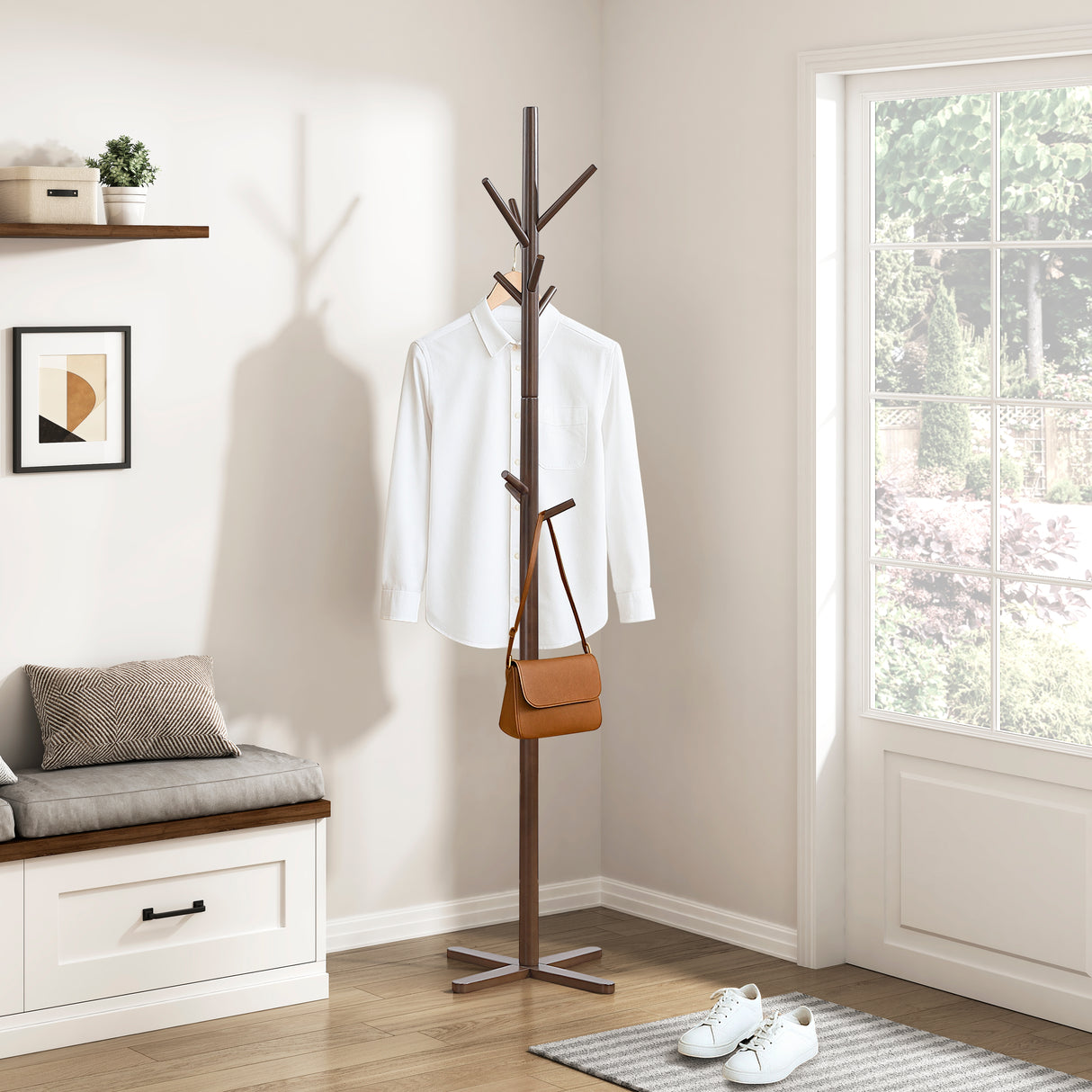 4639DBR Coat Rack from Homelegance - Luna Furniture