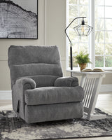 Man Fort Graphite Recliner from Ashley Furniture - Luna Furniture
