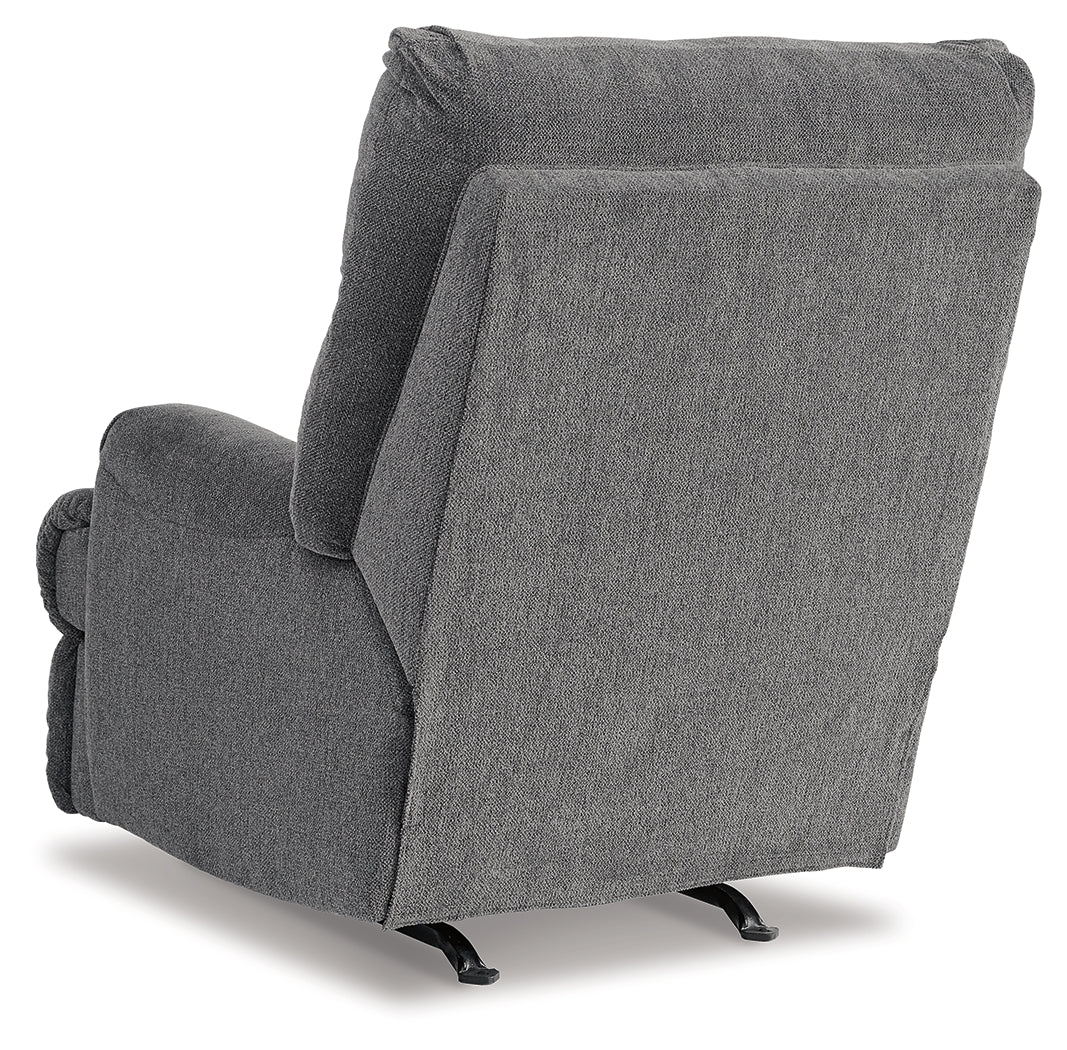 Man Fort Graphite Recliner from Ashley Furniture - Luna Furniture