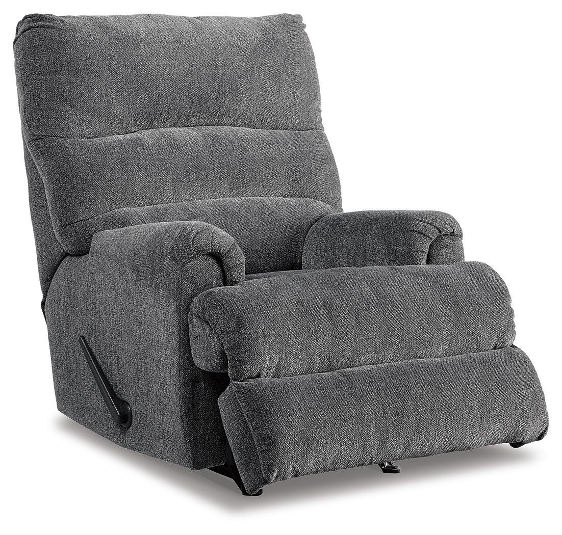 Man Fort Graphite Recliner from Ashley Furniture - Luna Furniture