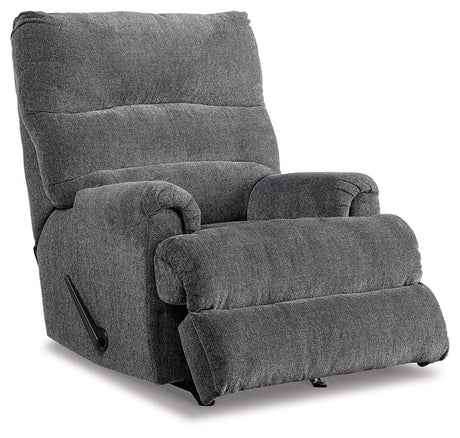Man Fort Graphite Recliner from Ashley Furniture - Luna Furniture
