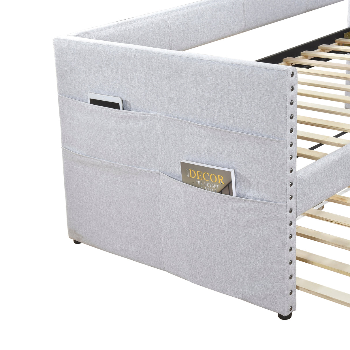 4691GY Daybed with Trundle from Homelegance - Luna Furniture
