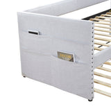 4691GY Daybed with Trundle from Homelegance - Luna Furniture