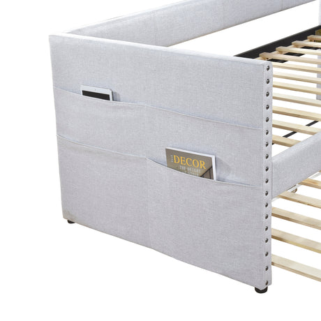 4691GY Daybed with Trundle from Homelegance - Luna Furniture