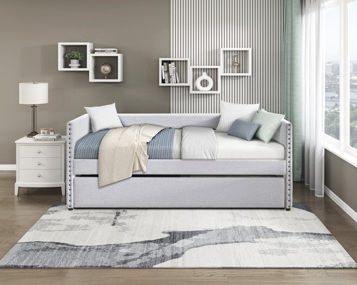 4691GY Daybed with Trundle from Homelegance - Luna Furniture