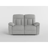 Jules Gray Double Reclining Love Seat from Homelegance - Luna Furniture