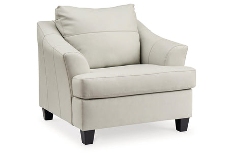 Genoa Coconut Oversized Chair and Ottoman from Ashley - Luna Furniture