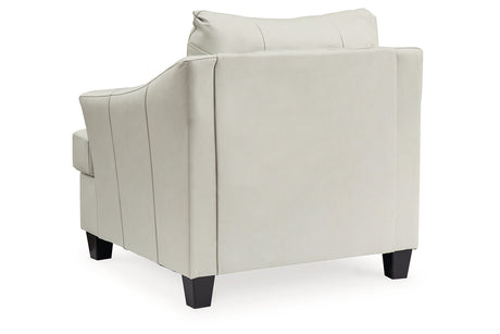 Genoa Coconut Oversized Chair and Ottoman from Ashley - Luna Furniture