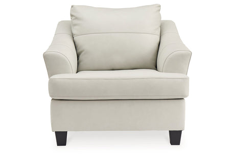 Genoa Coconut Oversized Chair and Ottoman from Ashley - Luna Furniture