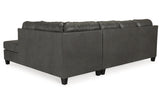 Valderno Fog 2-Piece RAF Chaise Sectional from Ashley - Luna Furniture