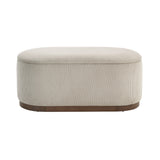 Nell Taupe Lift-Top Storage Bench from Homelegance - Luna Furniture