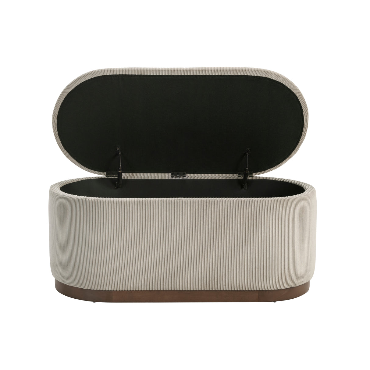 Nell Taupe Lift-Top Storage Bench from Homelegance - Luna Furniture