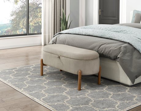 Derby Blue Storage Bench from Homelegance - Luna Furniture