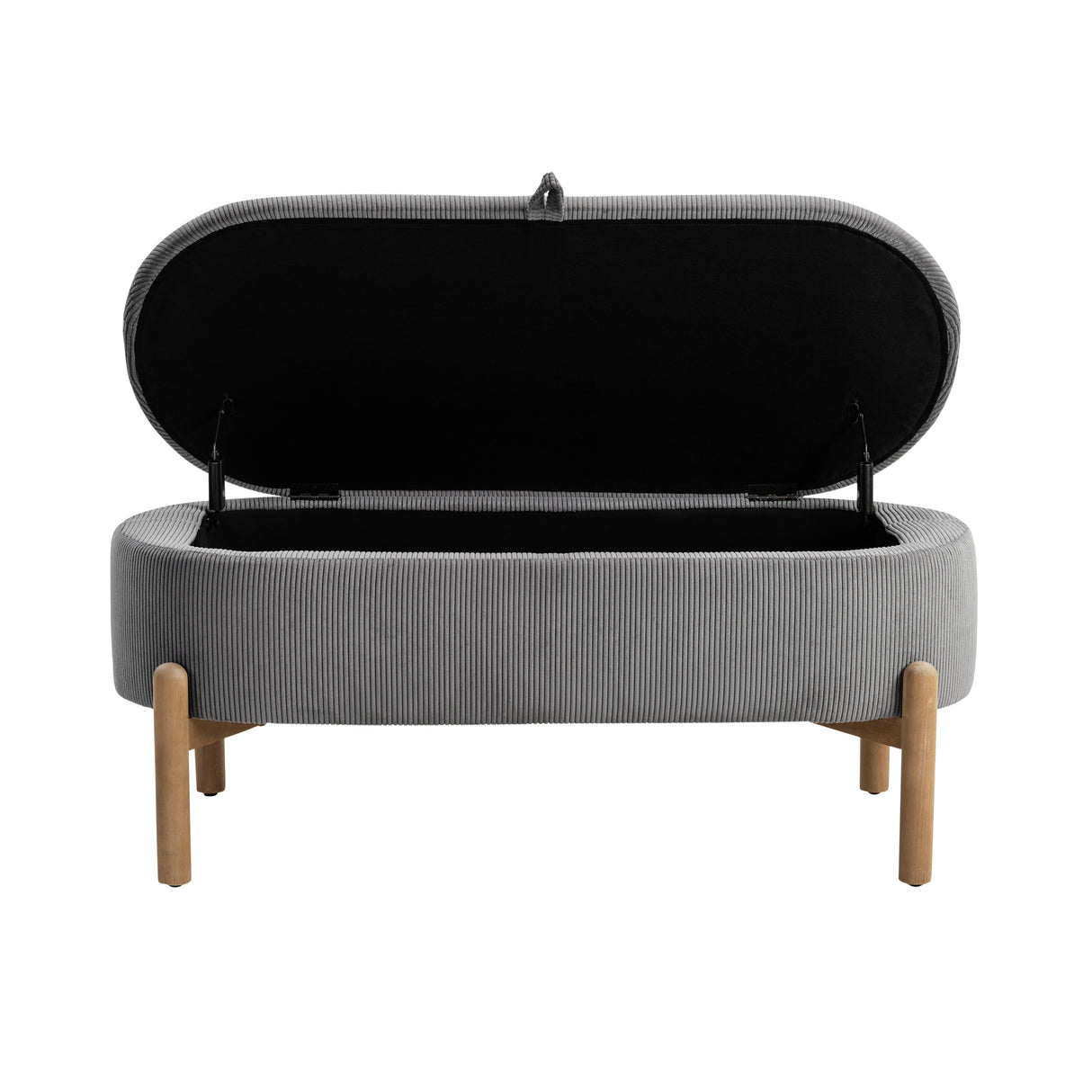 Mavis Gray Lift-Top Storage Bench from Homelegance - Luna Furniture