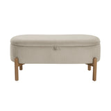Mavis Taupe Lift-Top Storage Bench from Homelegance - Luna Furniture