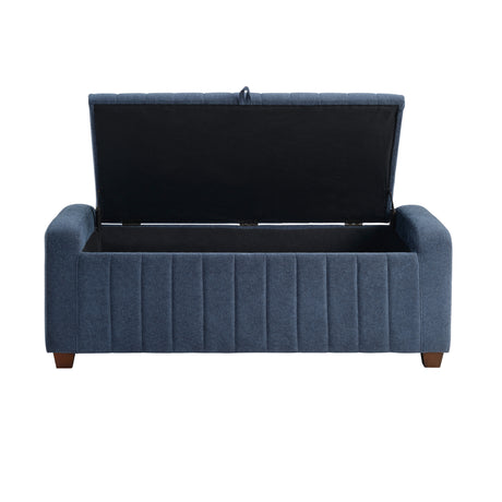 Mavis Taupe Lift-Top Storage Bench from Homelegance - Luna Furniture