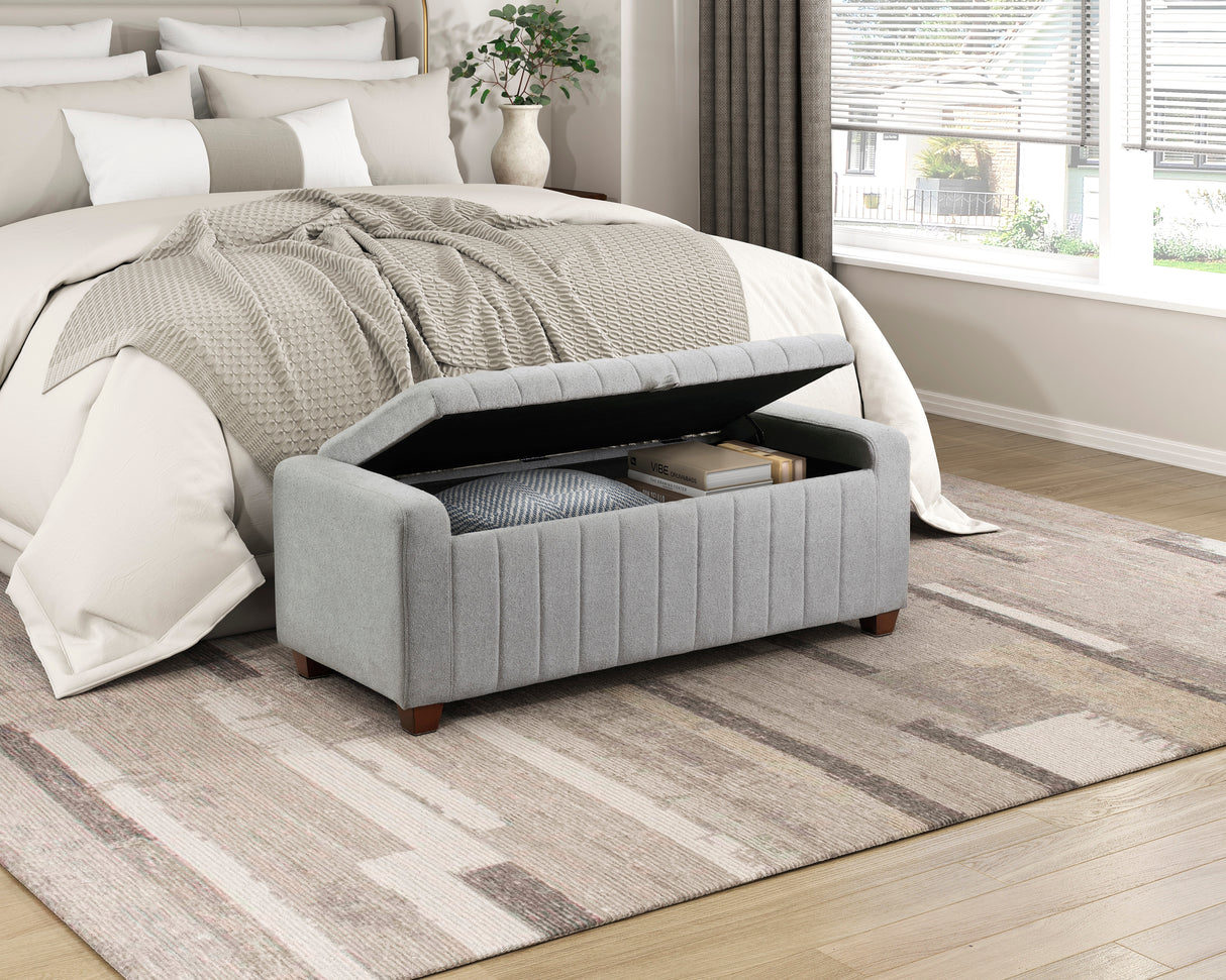 Derby Blue Storage Bench from Homelegance - Luna Furniture