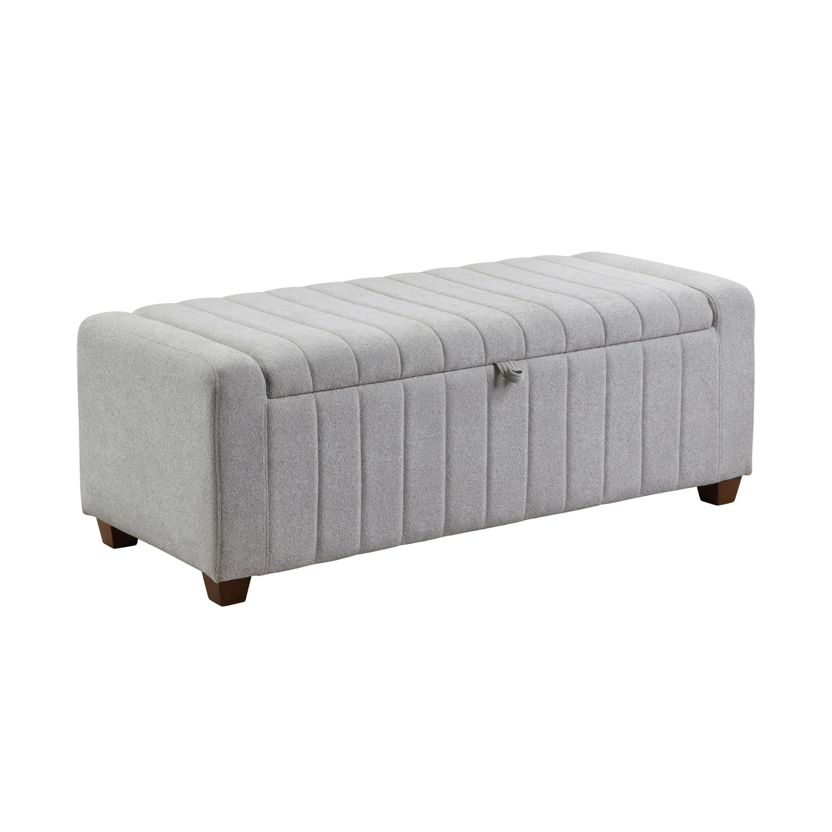 Derby Light Gray Storage Bench from Homelegance - Luna Furniture