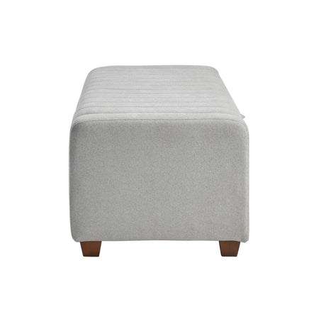 Derby Light Gray Storage Bench from Homelegance - Luna Furniture