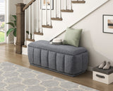 Derby Light Gray Storage Bench from Homelegance - Luna Furniture