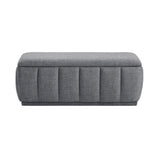Derby Light Gray Storage Bench from Homelegance - Luna Furniture