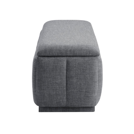 Maize Gray Storage Bench from Homelegance - Luna Furniture