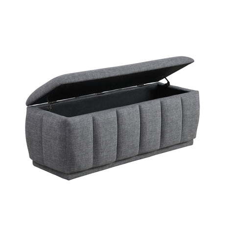 Maize Gray Storage Bench from Homelegance - Luna Furniture