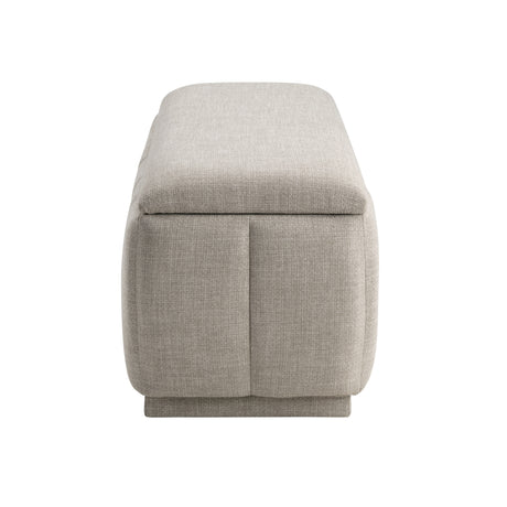 Maize Taupe Storage Bench from Homelegance - Luna Furniture