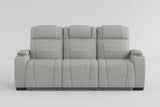Ronan Light Gray Double Reclining Sofa from Homelegance - Luna Furniture