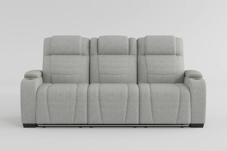 Ronan Light Gray Double Reclining Sofa from Homelegance - Luna Furniture