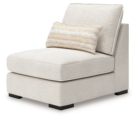 Donelson Creek Vanilla 4-Piece Modular Sectional and Ottoman from Ashley Furniture - Luna Furniture