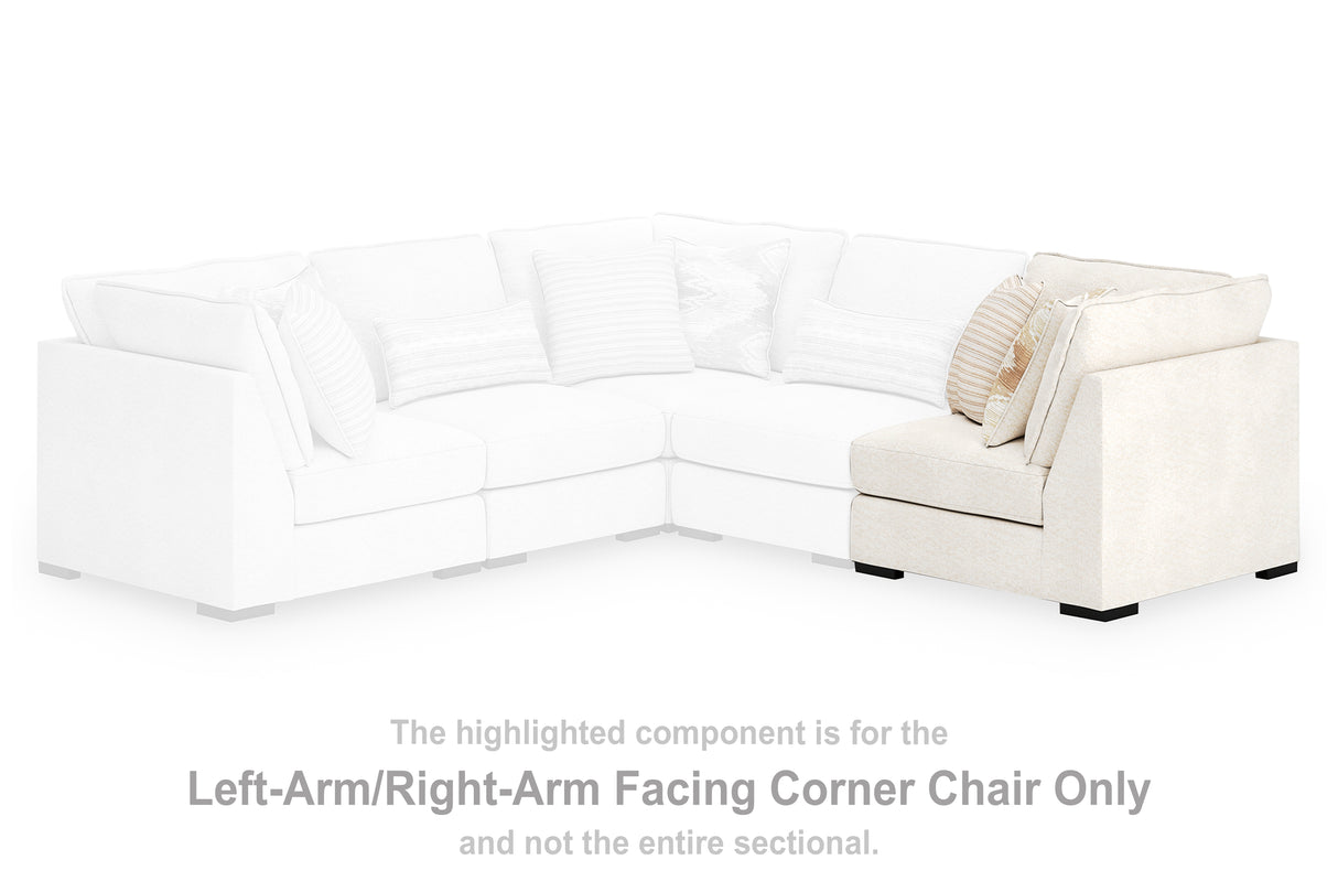 Donelson Creek Vanilla Left-Arm/Right-Arm Facing Corner Chair from Ashley - Luna Furniture