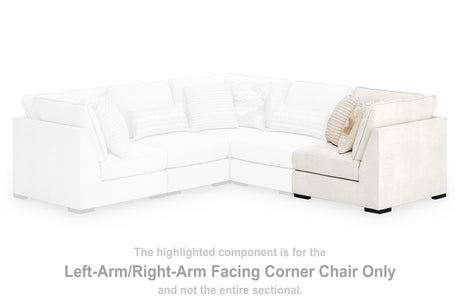Donelson Creek Vanilla Left-Arm/Right-Arm Facing Corner Chair from Ashley - Luna Furniture