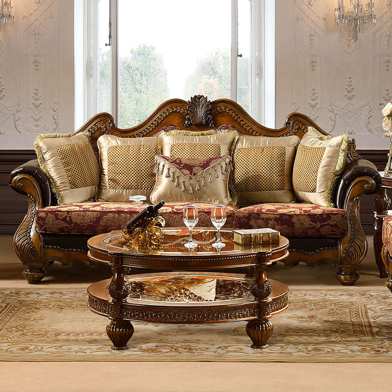 HD-481 Tavern Pine Sofa from Homey Design - Luna Furniture