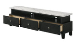 Alina Black Tv Stand from Crown Mark - Luna Furniture