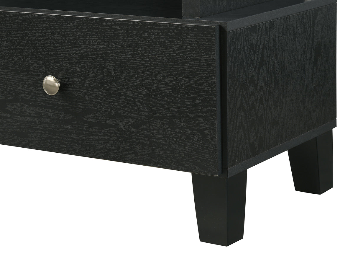 Alina Black Tv Stand from Crown Mark - Luna Furniture