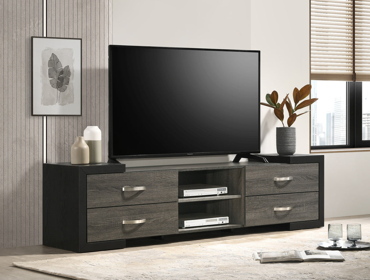 Brant Gray Tv Stand from Crown Mark - Luna Furniture