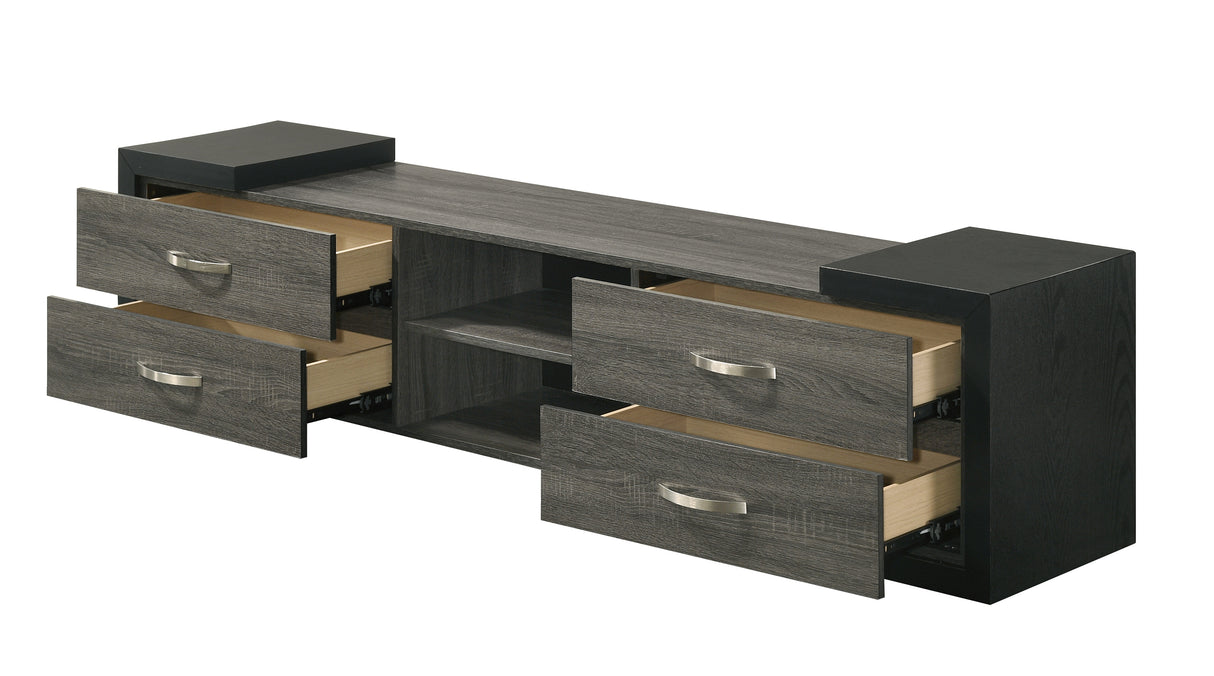 Brant Gray Tv Stand from Crown Mark - Luna Furniture