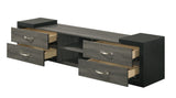 Brant Gray Tv Stand from Crown Mark - Luna Furniture