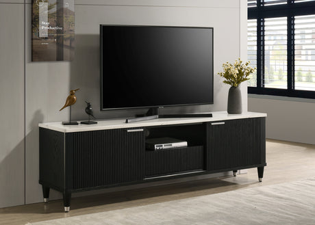 Britany Black TV Stand from Crown Mark - Luna Furniture