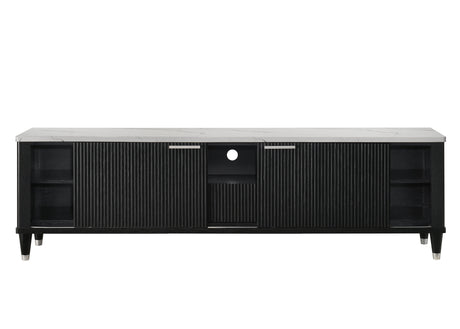 Britany Black TV Stand from Crown Mark - Luna Furniture