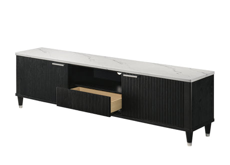 Britany Black TV Stand from Crown Mark - Luna Furniture