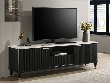 Britany Black TV Stand from Crown Mark - Luna Furniture