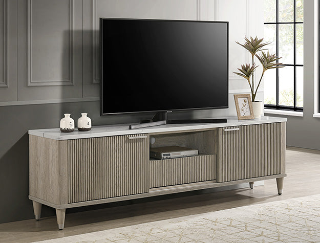 Britany Drift Wood TV Stand from Crown Mark - Luna Furniture