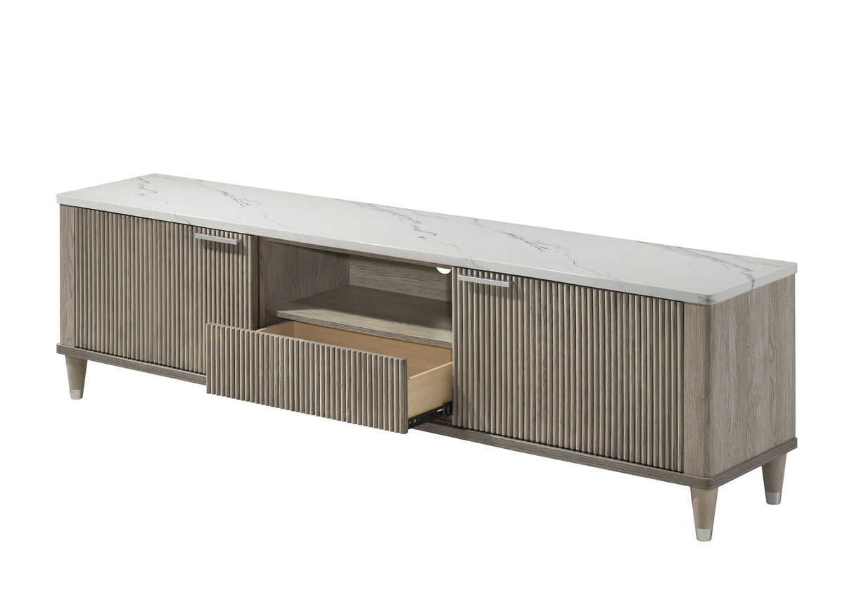Britany Drift Wood TV Stand from Crown Mark - Luna Furniture