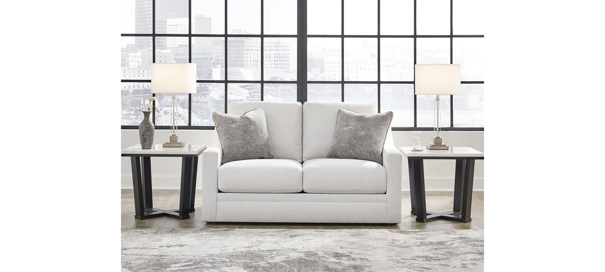 Maitelynn Chalk Loveseat from Ashley Furniture - Luna Furniture