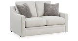 Maitelynn Sofa, Loveseat, Chair and Ottoman in Chalk from Ashley Furniture - Luna Furniture