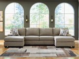 Seyler Lane Hemp 3-Piece Double Chaise Sleeper Sectional from Ashley Furniture - Luna Furniture
